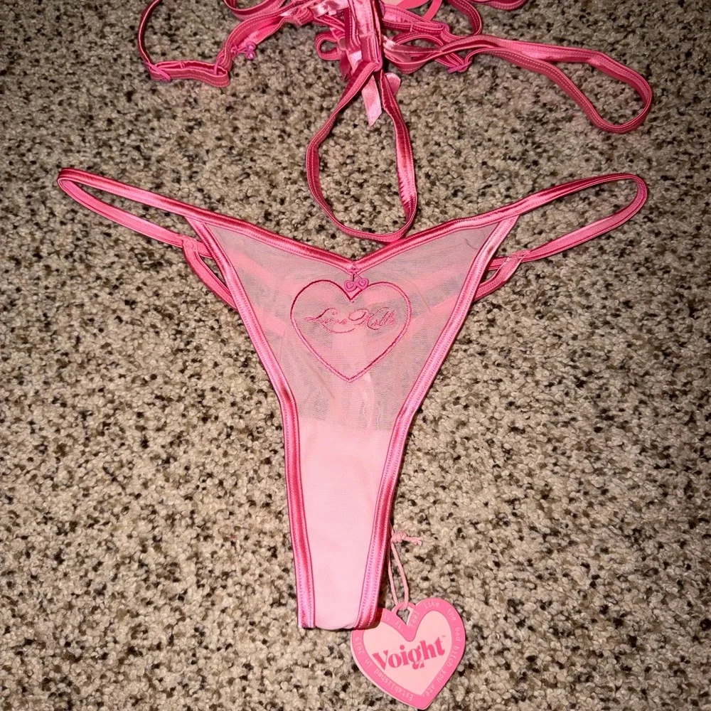 Voight Meadow Bra Garter and Panty Lingerie Set NWT